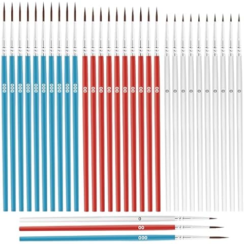 Acrylic Bristle Paint Brushes