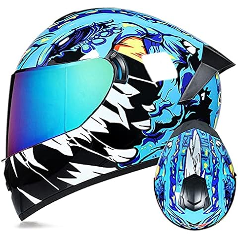 Anti-fog Shield Full-Face Motorbike Helmets