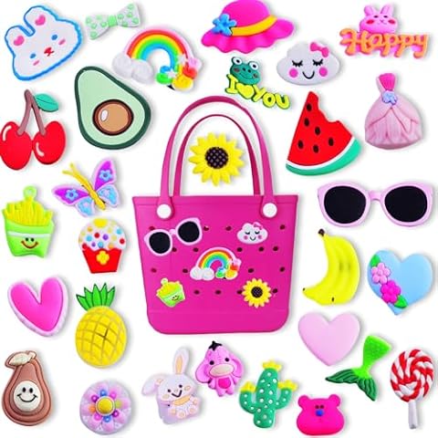 Bag Charm Totes for Women