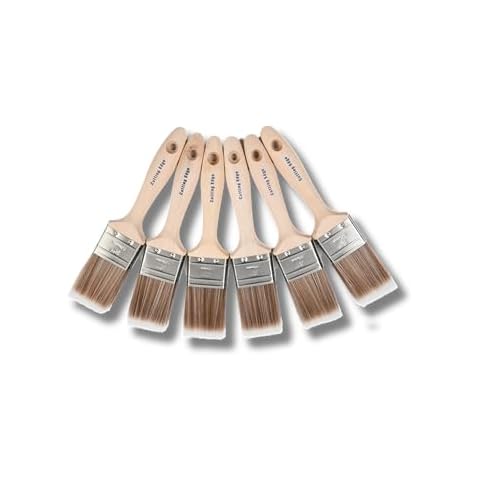 Beavertail Handle Bristle Paint Brushes