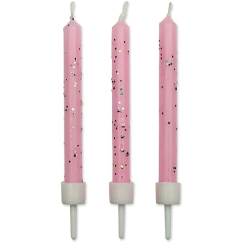 Birthday Candles with Pink