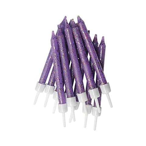 Birthday Candles with Purple