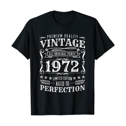 Birthday Vintage 1972 Merch thumbnail