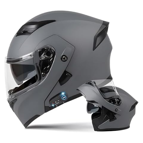 Bluetooth Integrated Flip-Up Motorbike Helmets