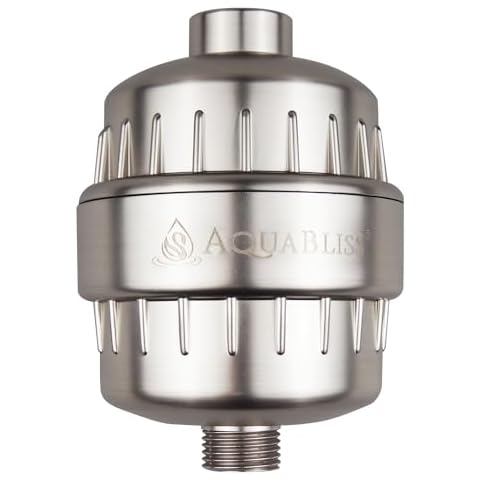 Brushed Nickel Showerhead Filters