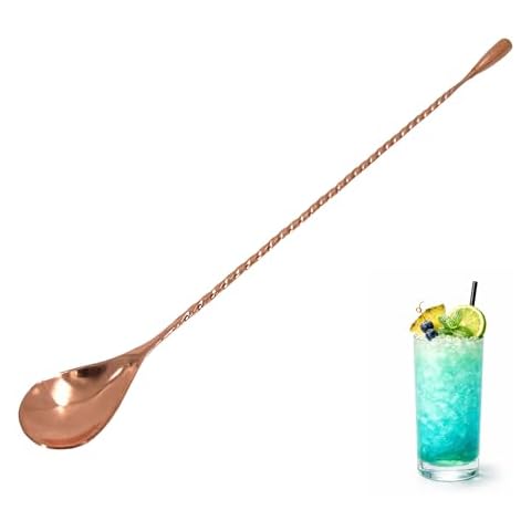 Copper Cocktail Mixing Spoons