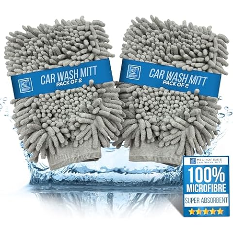 Exterior Car Care Drying Mitts