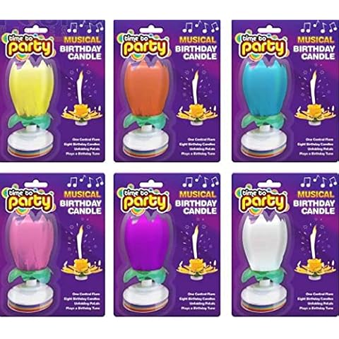 Flower Birthday Candles