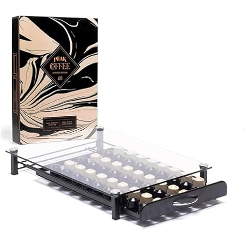 Glass Coffee Capsule Drawers