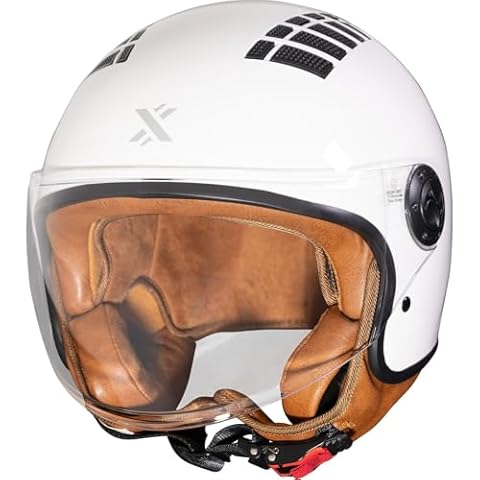 Gloss Open-Face Motorbike Helmets