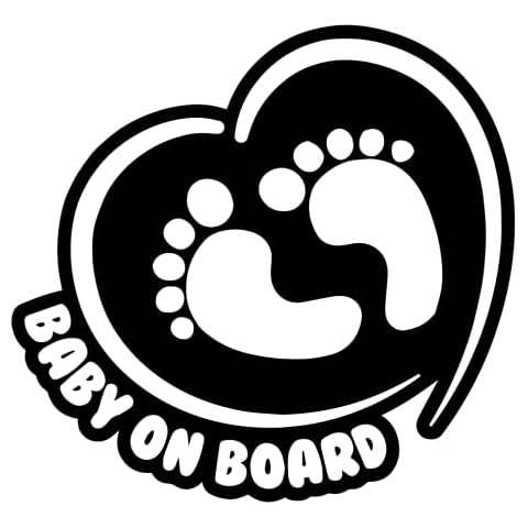 Heart Baby Car Stickers