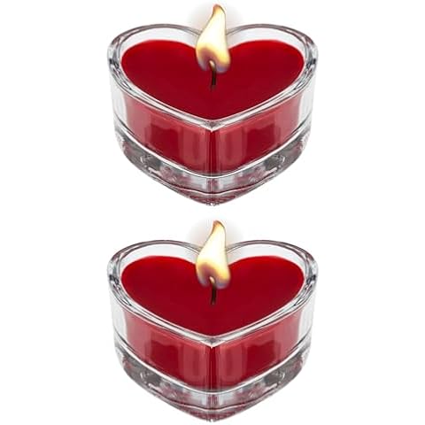 Heart Pillar Candles