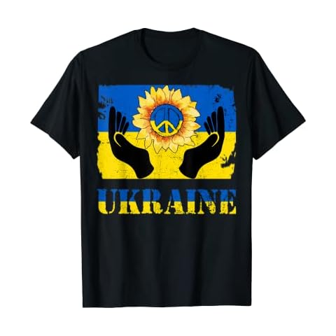 I Love Ukraine Peace Love Tee thumbnail