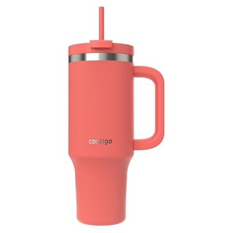 Insulated Tumblers with Straw