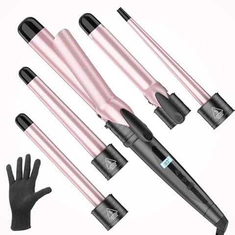 Interchangeable Barrels Curling Tongs