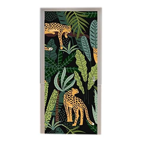 Jungle Door Stickers