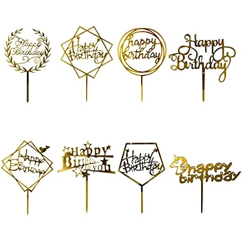 Kids' Acrylic Cake Toppers