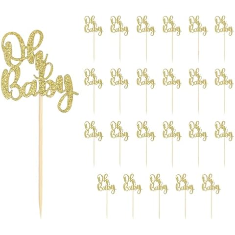 Kids' Baby Shower Cupcake Toppers