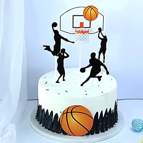 Kids' Basketball Cake Toppers