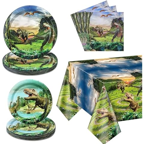 Kids' Dinosaurs Party Plates