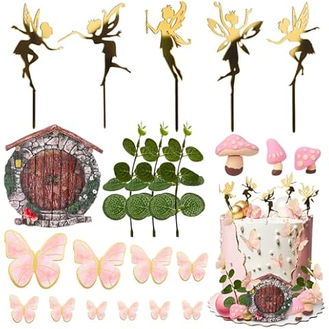 Kids' Fairies Cake Toppers