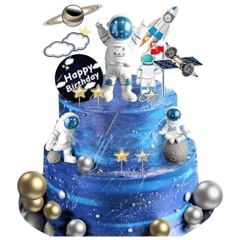 Kids' Rockets Cake Toppers