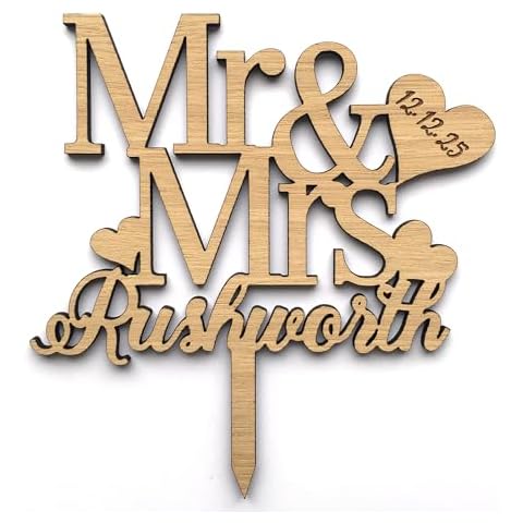 Kids' Wood Cake Toppers