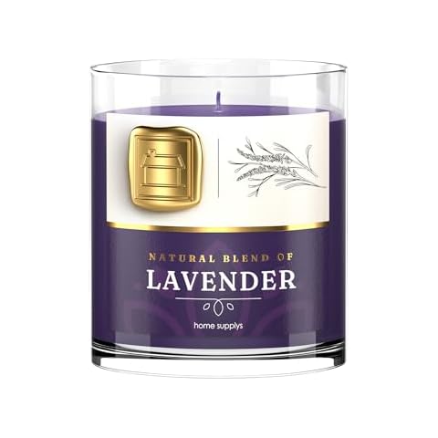Lavender Pillar Candles