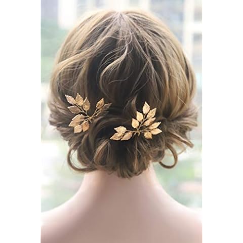 Leaf Hair Pins