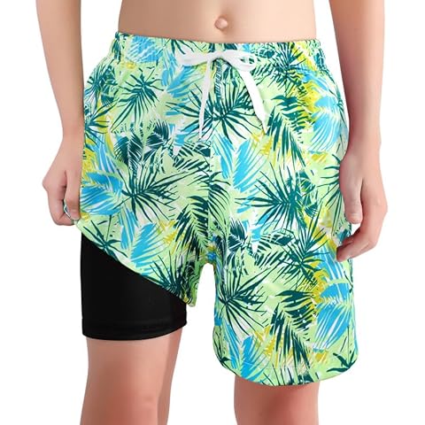 Leaf Swim Trunks for Boys
