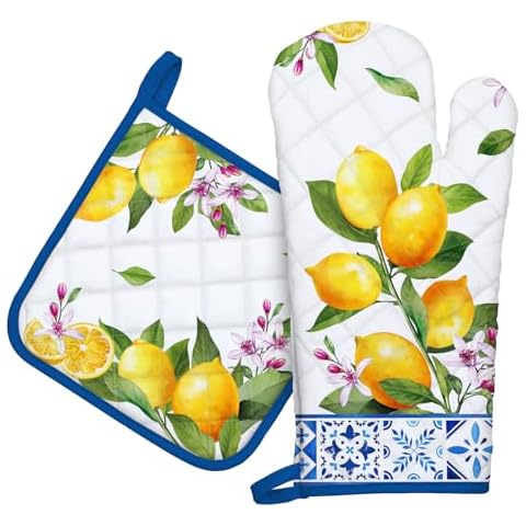 Lemon Oven Mitts