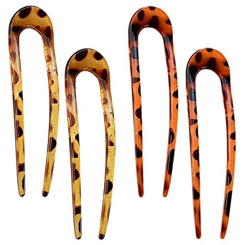 Leopard Hair Pins