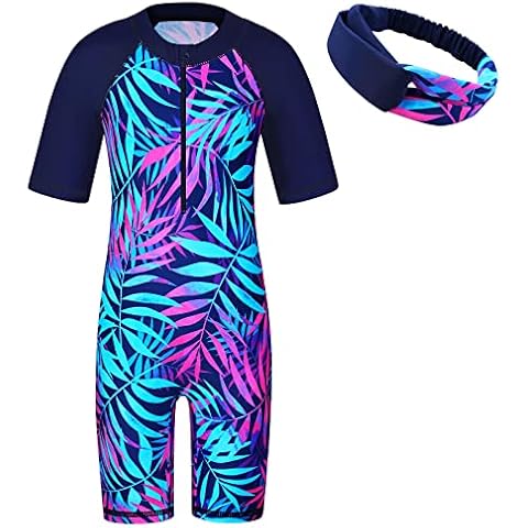 Long Sleeve One-Piece Swimsuits for Girls