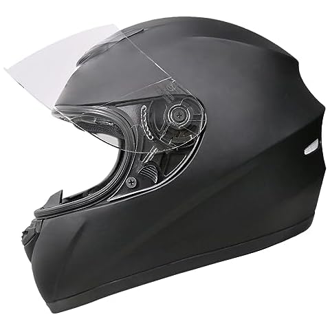 Matt Full-Face Motorbike Helmets