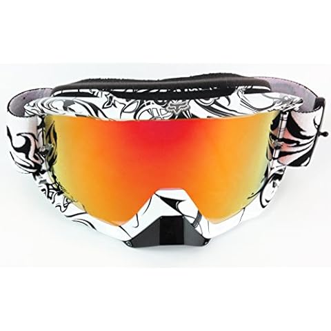 Mirror Motorbike Goggles