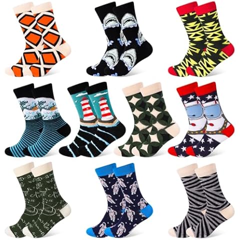 Novelty Calf Socks for Men
