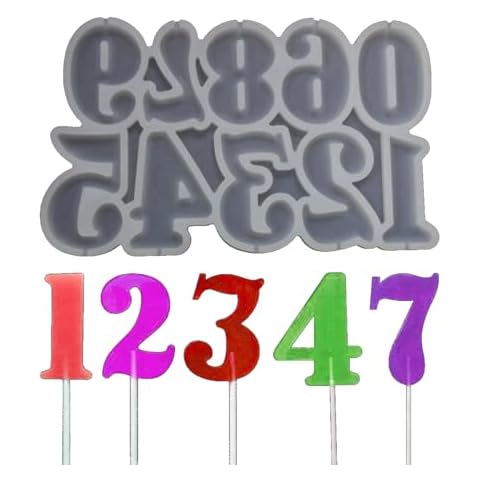 Numbers Candy Moulds