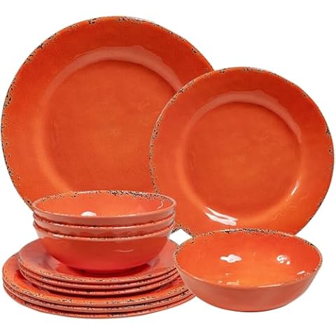 Orange Dinner Sets