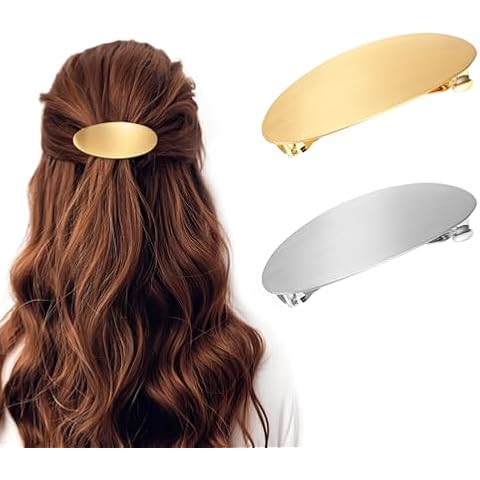 Oval Hair Barrettes