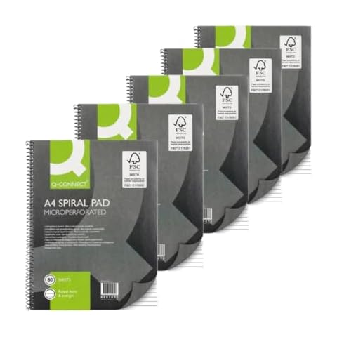 Pack of 5 Wirebound Notebooks