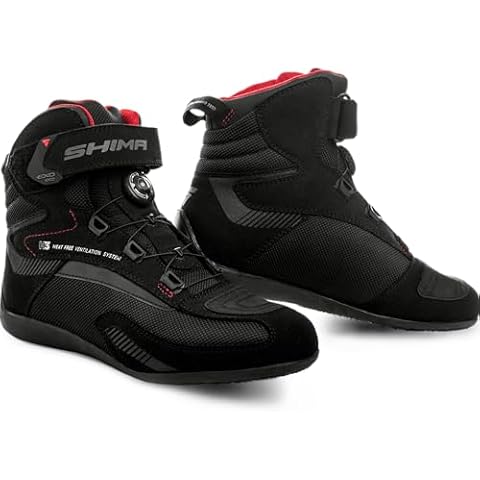 Perforated Motorbike Boots
