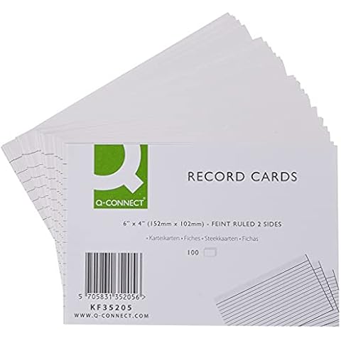 Q-CONNECT Index Cards