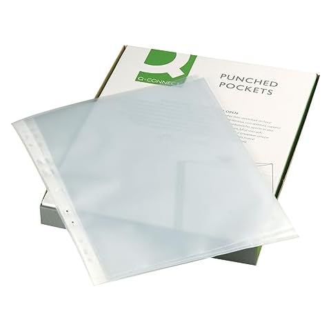 Q-CONNECT Punched Binder Pockets