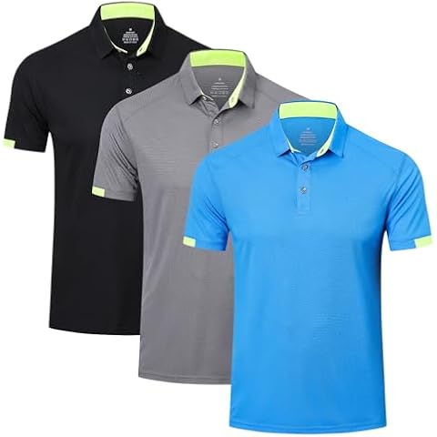 Quick Dry Activewear Polos for Men