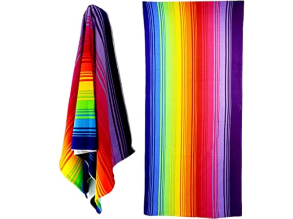 Rainbow Stoned Towel