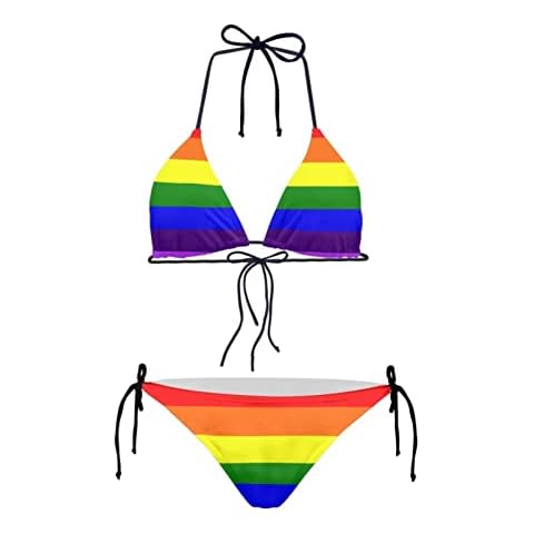 Rainbow Bikinis for Women