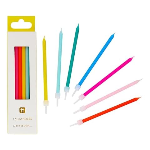 Rainbow Birthday Candles