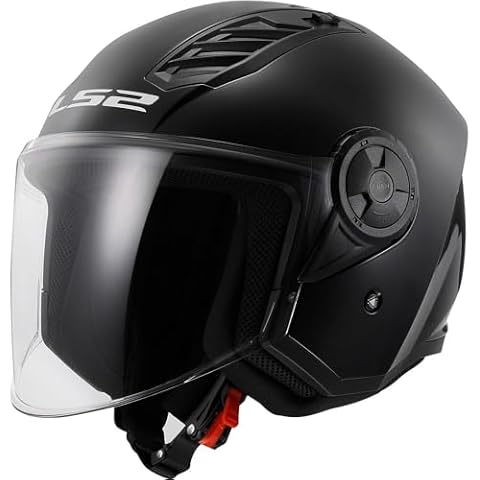 Scratch Resistant Visor Open-Face Motorbike Helmets
