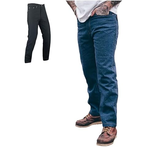 Straight Protective Motorbike Trousers