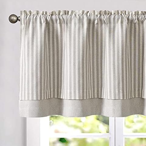 Striped Window Valances